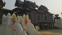 インレー湖市街 市内 Inle Lake city downtown 写真 photo