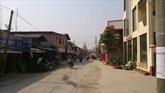 インレー湖市街 市内 Inle Lake city downtown 写真 photo