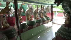 スネーク パゴダ Snake Pagod Mandalay Myanmar 写真 Photo 中 Inside