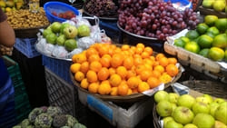 mawlamyine fruits market photo
