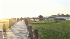 U Bein Bridge photo mandalay
