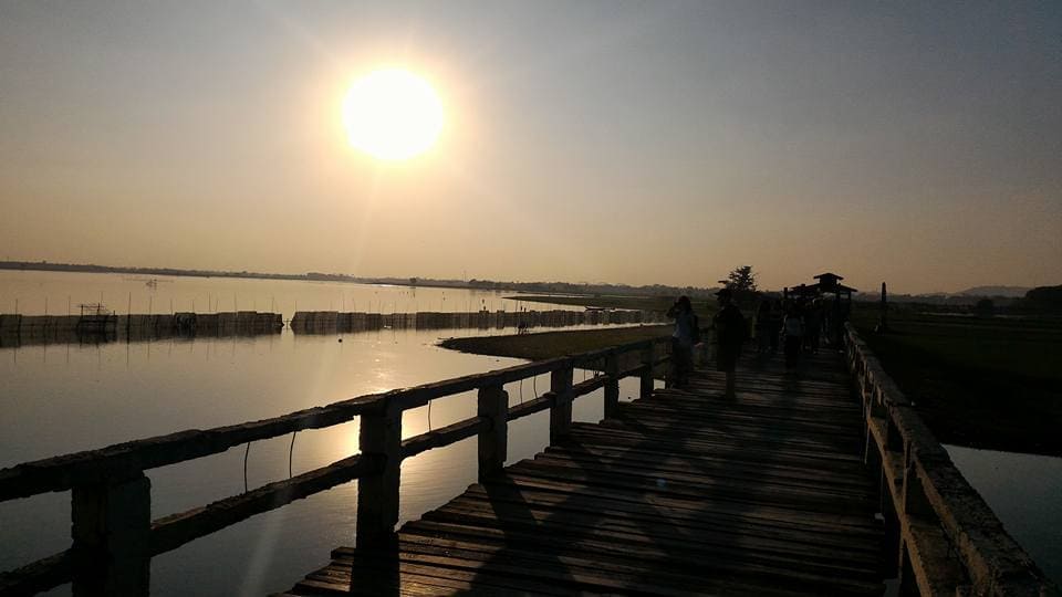 U Bein Bridge photo mandalay